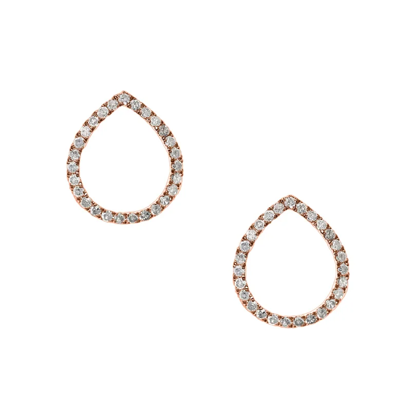 Luxury Hoop Stud Earrings-Chloe Studs