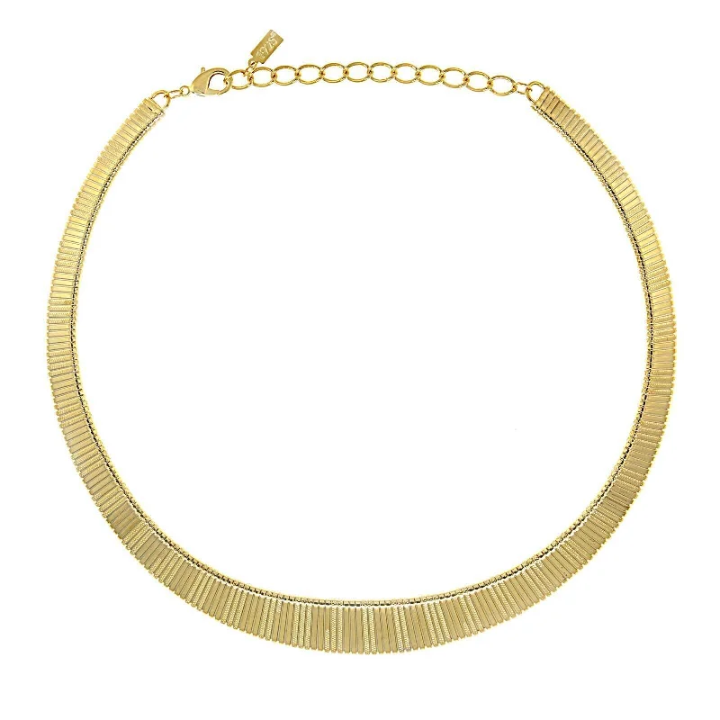 Fashion Necklaces-1928 Jewelry Graduated Collar Necklace 18" + 3" Extender