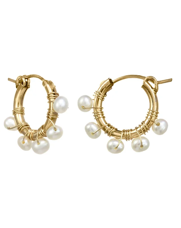 Geometric Stud Earrings-Natasha Hoop Earrings