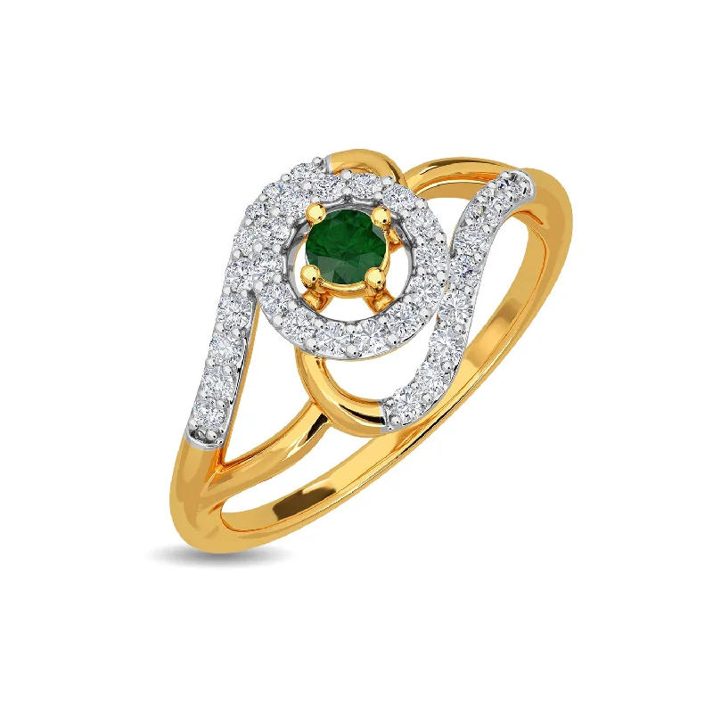 Wedding Ring with Customizable Stones-Tanhi Ring