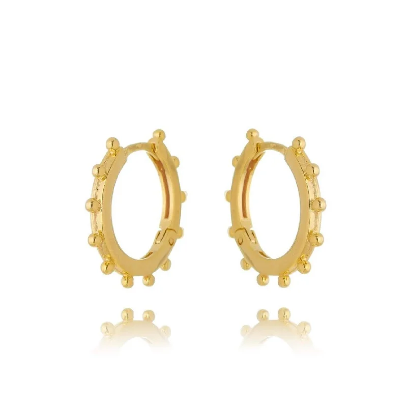 Shiny Hoop Earrings-Sedona Hoops