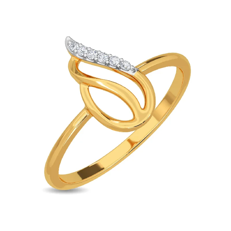 Personalized Gold Rings for Men-Heidi Ring