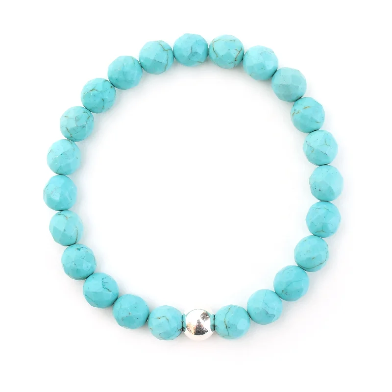 Luxury Custom Bracelets for Men-Turquoise Bracelet for Cleansing & Healing