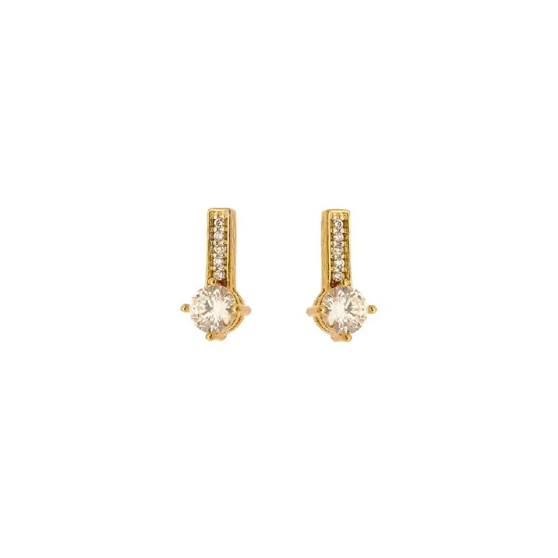 Modern Earrings-Little Bar Studs