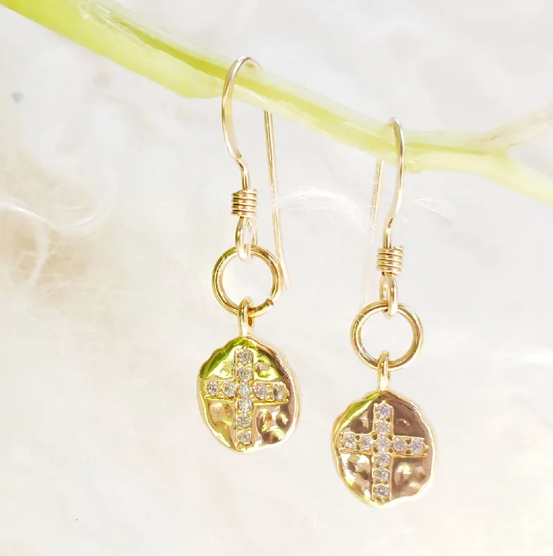 Colorful Gold Earrings-Chloe Earrings Gold