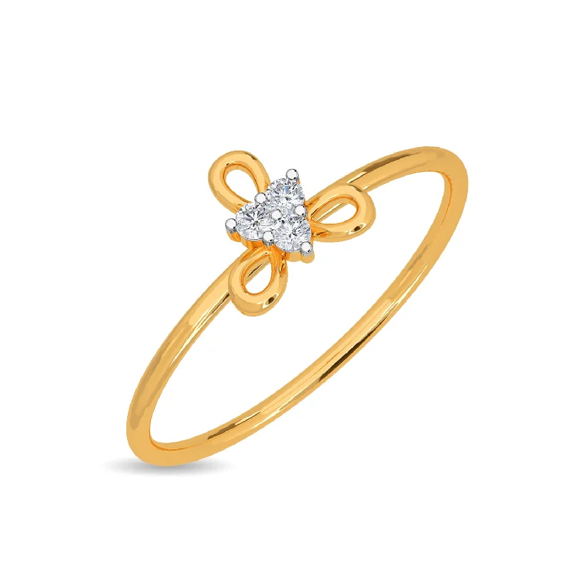 Women’s Wedding Bands with Diamonds-Faya Ring