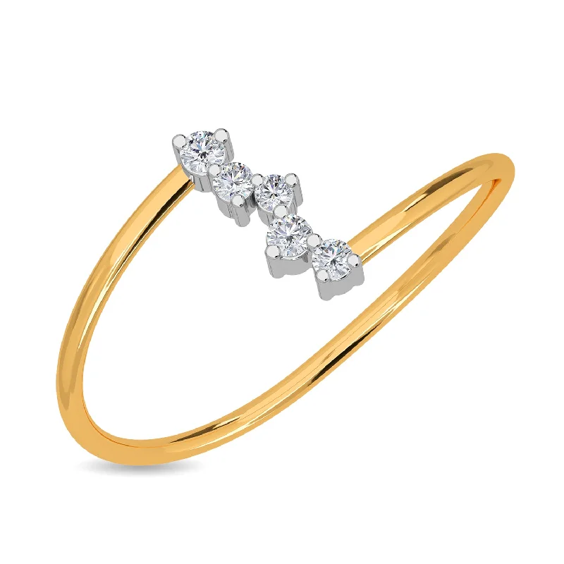 Custom Diamond Promise Rings-Persia Ring