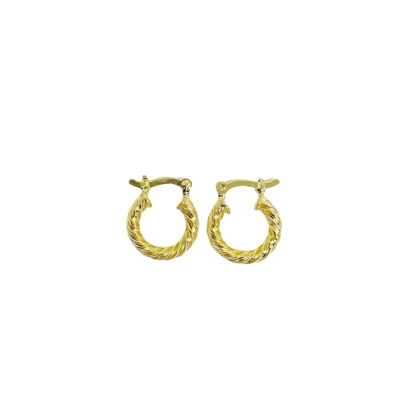 Dark Gemstone Earrings-Ariana Hoops