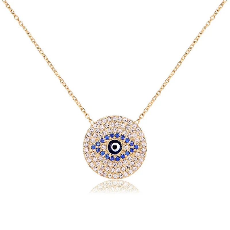 Fine Gold Necklaces-Ojos Necklace