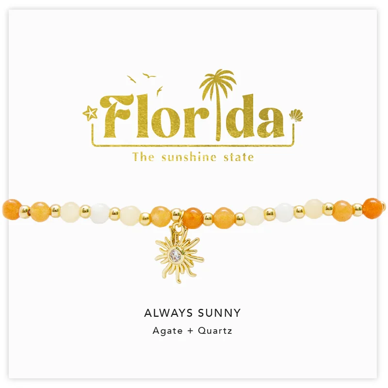 Designer Customizable Bracelets for Couples-Florida Always Sunny Bracelet