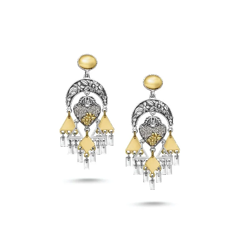 Modern Stud Earrings-Fallahy Floral Earrings