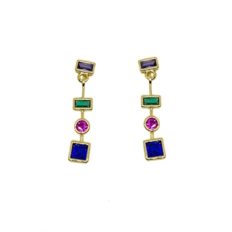 Lightweight Drop Earrings-Summer Drop Earrings