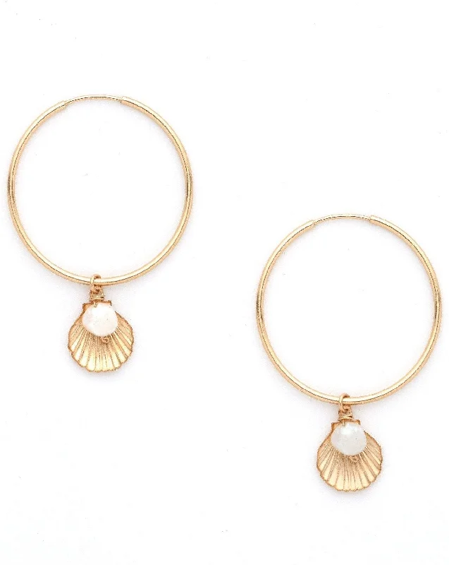 Lightweight Earrings-Belle Hoop Earrings